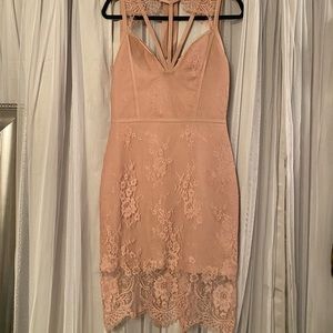 Blush bodycon venus dress